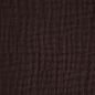Preview: Musselin Double Gauze uni dunkelbraun